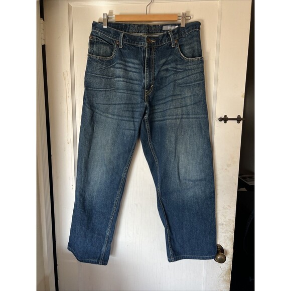 Levi's Vintage Silver Tab Baggy Skater Blue Jeans 34W Y2K - Picture 1 of 16